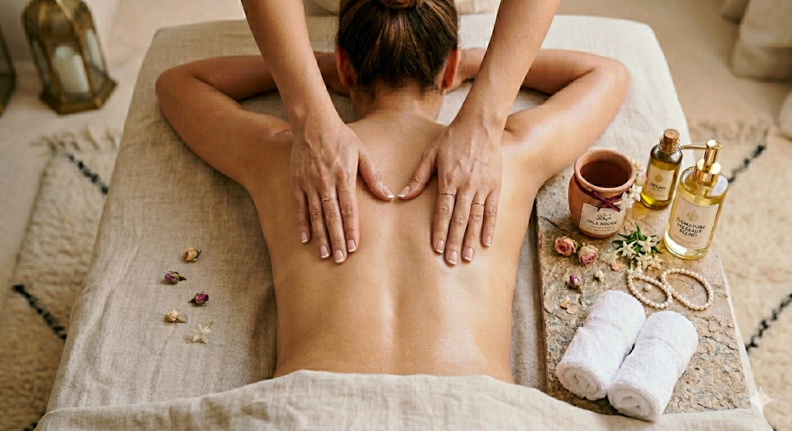 Massage bien-être en institut