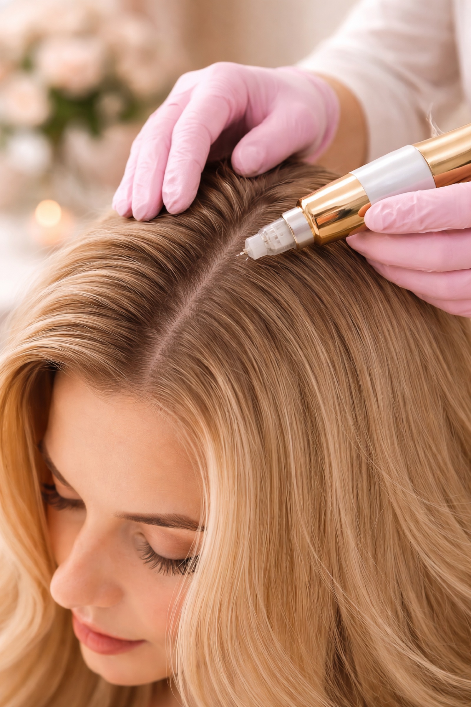 Soin capillaire professionnel en institut